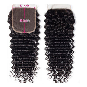 Deep wave 5x5 HD Closure